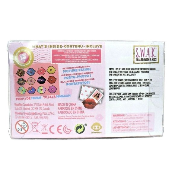 WowWee Sealed With a Kiss Kissable Keychain The Prrrfect Kiss S.W.A.K - Picture 2 of 3